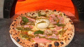 Menú de pizza para dos